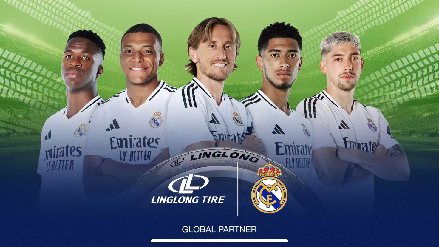 Linglong Tire официально становится глобальным партнером Real Madrid